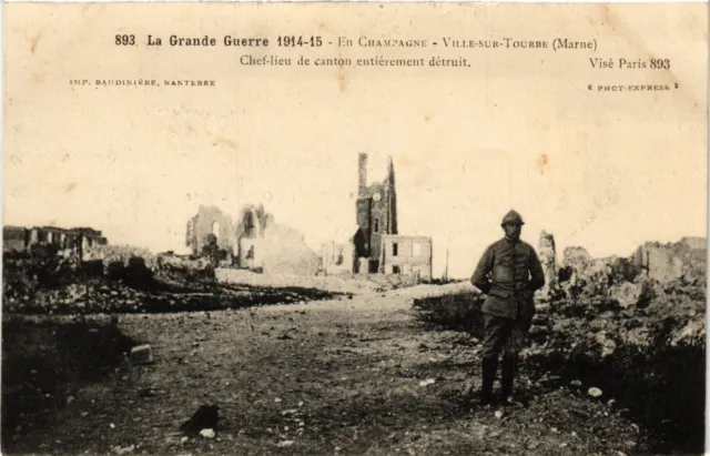 MILITARY CPA in Champagne-Ville sur Peat (316244)