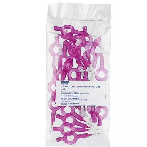 Curaprox CPS Perio Chairside Fuschia Interdental Brush Refill Pack Of 25