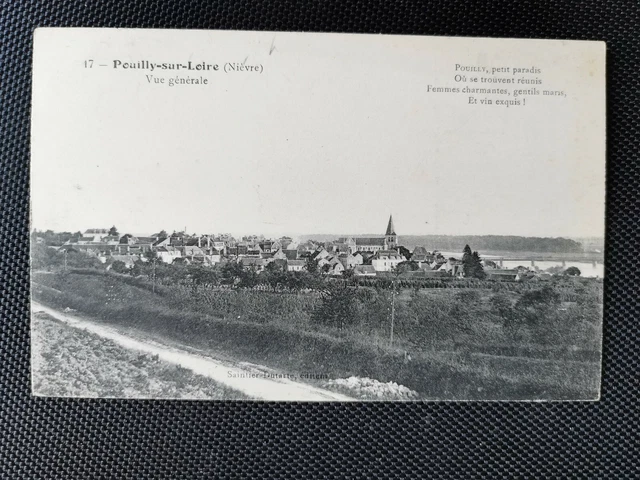 CPA 58 POUILLY-SUR-LOIRE - General View