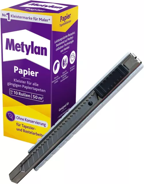 Metylan Kleister Forte Léger, Normal Et Lourd, Colle Pour Tapisser, 125G 2