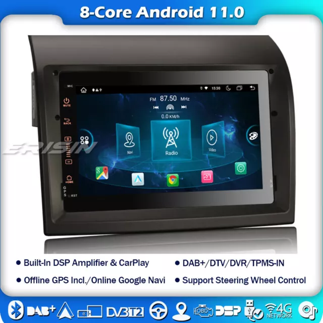 4+64GB Android 12 DSP Carplay Autoradio Navi Fiat Ducato Citroen Jumper Peugeot