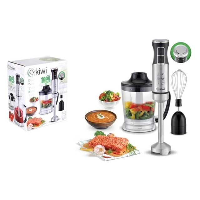 Taurus Bapi 1000 Rocket Frullatore A Mano 1000W – 20 Velocità, Tritaghiaccio, Accessorio Misurino Incluso