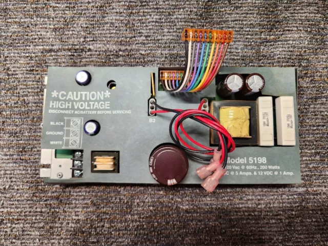 Silent Knight 5198 Power Supply Fire Alarm for 5207, Free Shipping