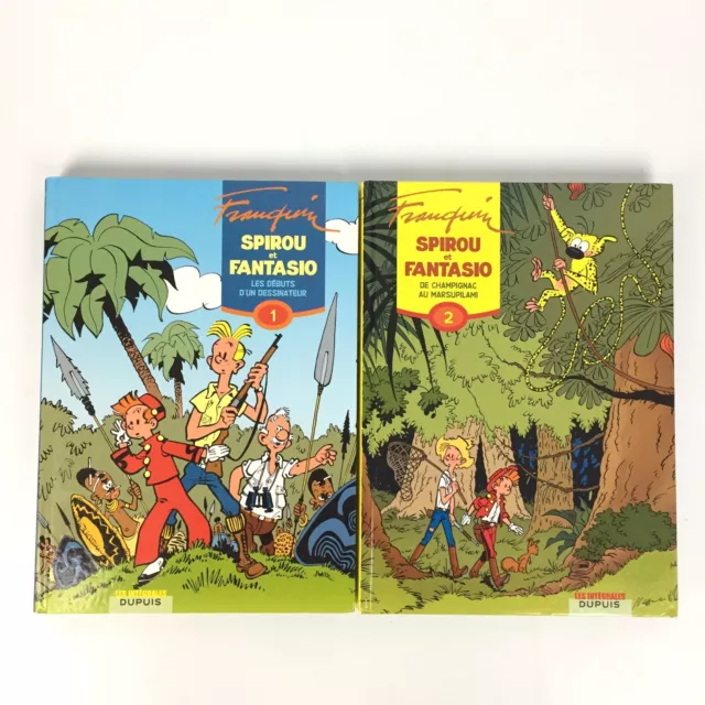 Spirou et Fantasio Lot 2 BD / L'intégrale 1 et 2 / Dupuis