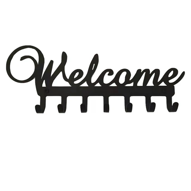 Key Hook Iron Clothing Towel Hanger Holder Farmhouse Wall Hooks