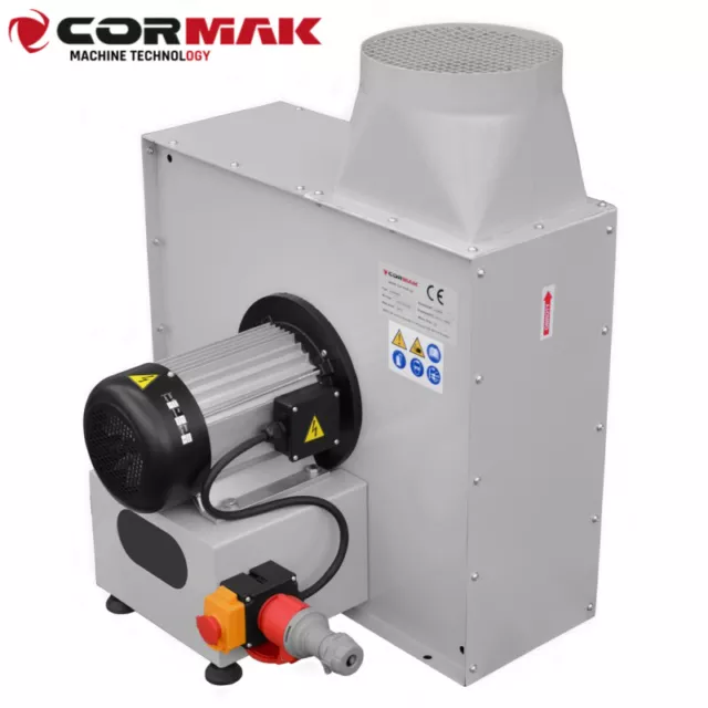 CORMAK FAN4000 Soffiatore Ventilatore Centrifugo Radiale 6500m3/h Segatura Legno