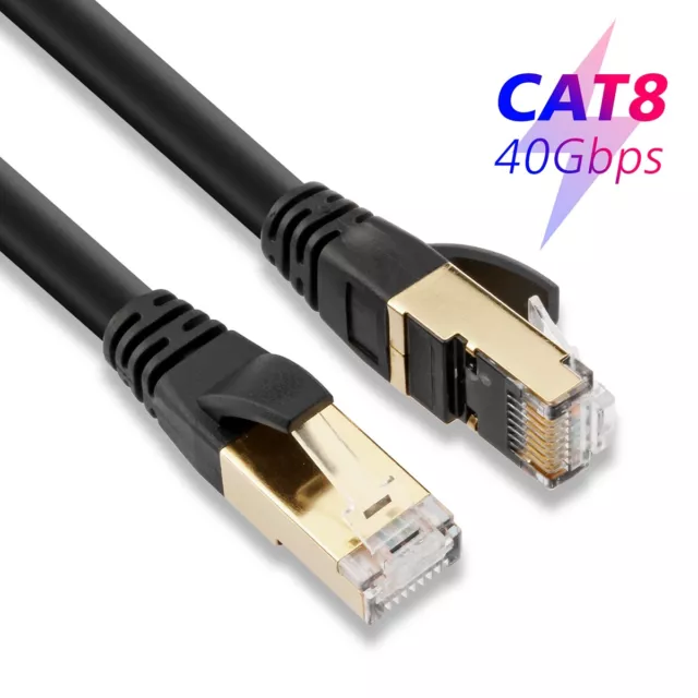 CAT8 7 Ethernet Cable 40Gbps 2000Mhz RJ45 LAN Patch Cord Network 2m~30m AU lot