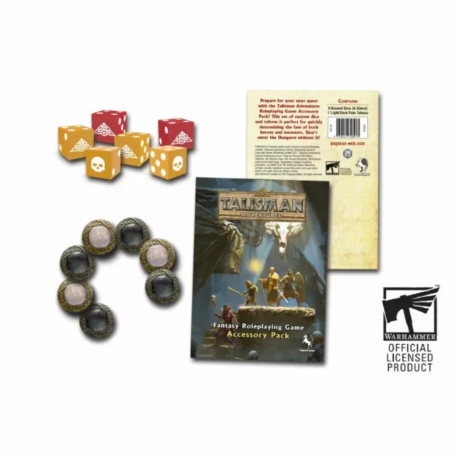 Talisman Adventures The Fantasy RPG Accessory Pack - NEW Board Game - AUS Stock