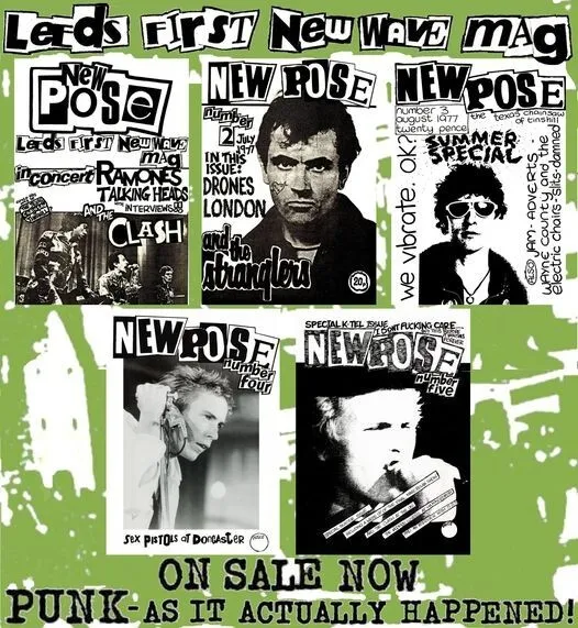 New Pose Punk Fanzine 1977 All Five Issues