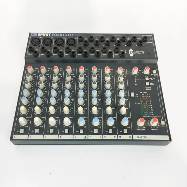SOUNDCRAFT SPIRIT FOLIO Lite 12 Input Channel Mixer £104.50