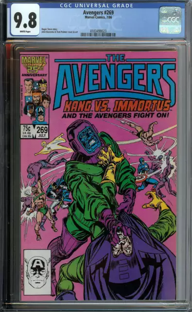 Avengers #269 Cgc 9.8 White Pages // Marvel Comics 1986