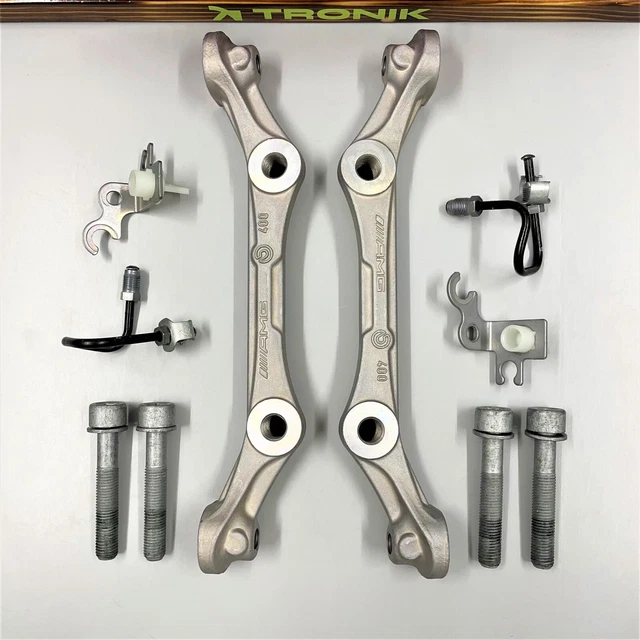 New Front genuine Mercedes G63 GLS63 GLE63 Brake adapters and pipe kit W167 W463