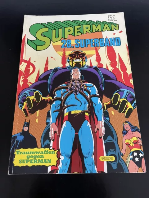 Superman 28. Superband Erstausgabe Ehapa-Verlag