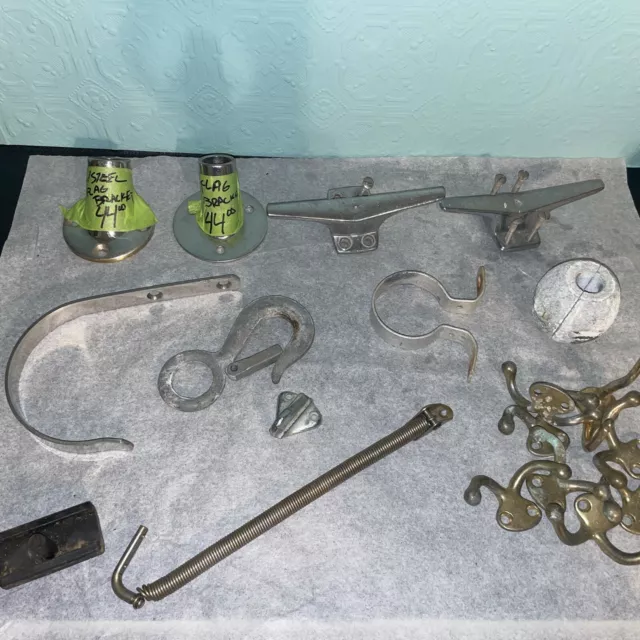 assorted Hardware Parts Lot Sailing/boating /marine,mirror Etc