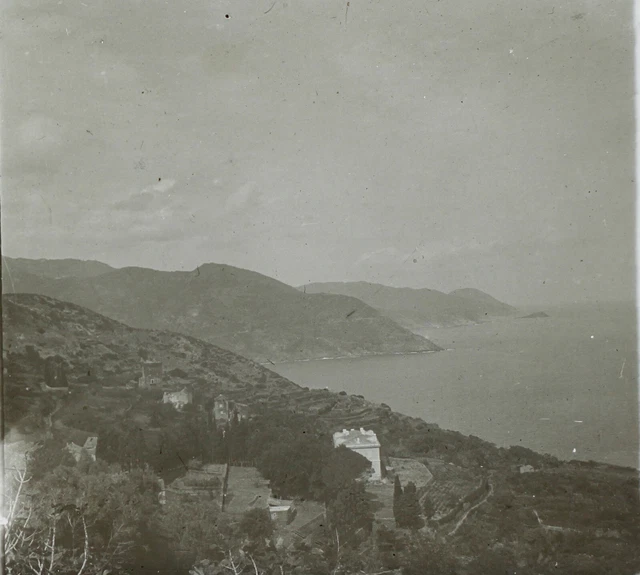 FRANCE CORSE c1930 Photo Vintage Plaque de verre V35L7n5