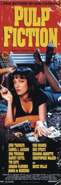 Pulp Fiction Poster Hauptplakat (Uma Thurman) 53 x 158 cm