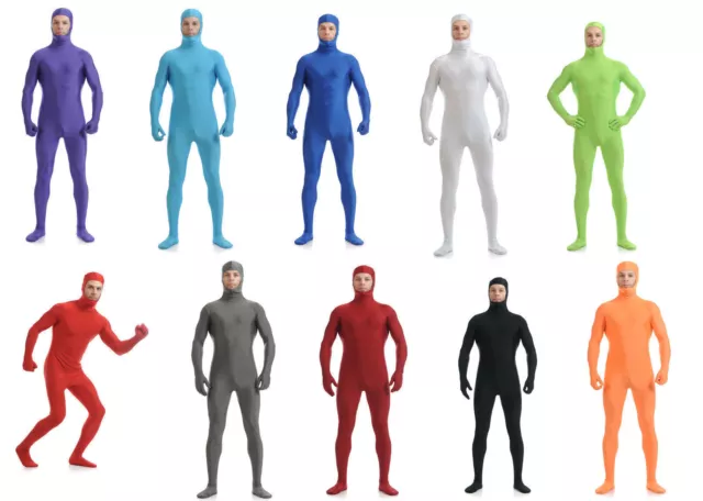 Open face Unisex Adult Kid Zentai costume 2nd Skin Dancewear bodysuit Unitard