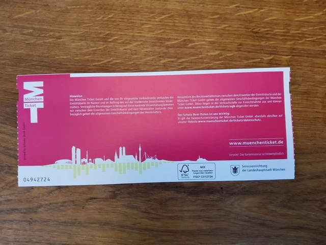 1x FOS1 Ticket für Depeche Mode in München, Memento Mori 20.06.2023