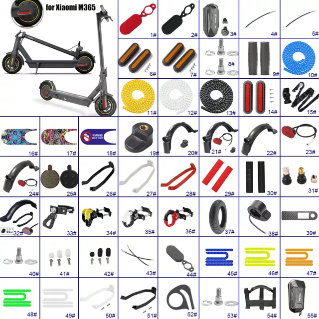 Für Xiaomi Mijia M365 Elektroroller E-Scooter Reparatur Ersatzteile Zubehör NUE