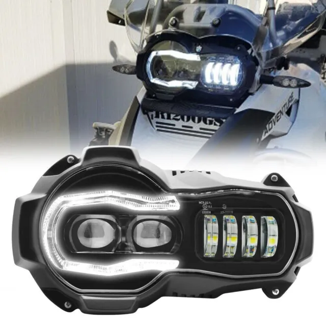 for BMW R1200GS R 1200 GS 2005–2012 R1200GS ADV 2006-2013 LED Headlight DRL 2