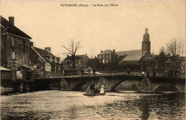 CPA PUTANGES - Le Pont sur l'Orne (356485)