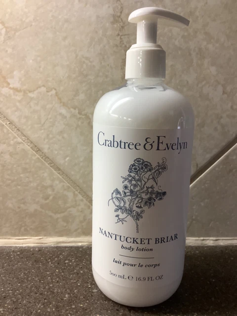 Crabtree & Evelyn NANTUCKET BRIAR Body Lotion 16.9 oz SHEA BUTTER Large PUMP New Crabtree & Evelyn NANTUCKET BRIAR Body Lotion 16.9 oz SHEA BUTTER Large PUMP New