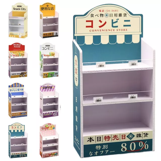 Multicolor Miniature Product Display Rack PVC Shop Counter