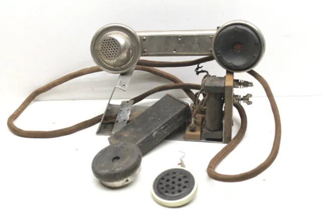 Western Electric Model 285W Metal Lineman's Test Phone Railroad Field Equipment