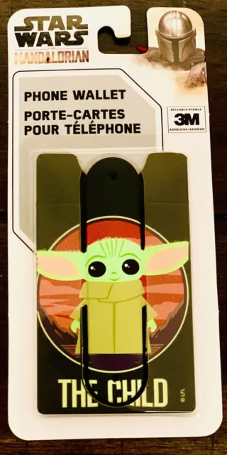 Disney Star Wars Phone Wallet The Mandalorian Grogu The Child 3M Ships FAST!
