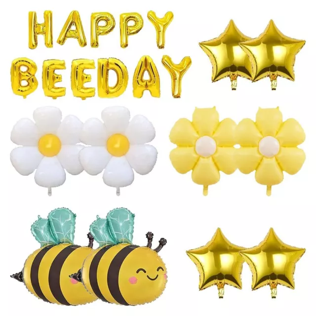 Honig-Bienen-Ballon Happy Bee Day Ballon  Bienen party  Jungen