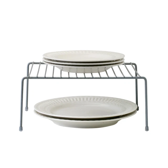Kitchen Details Medium Kitchen Shelf Organizer in Grey