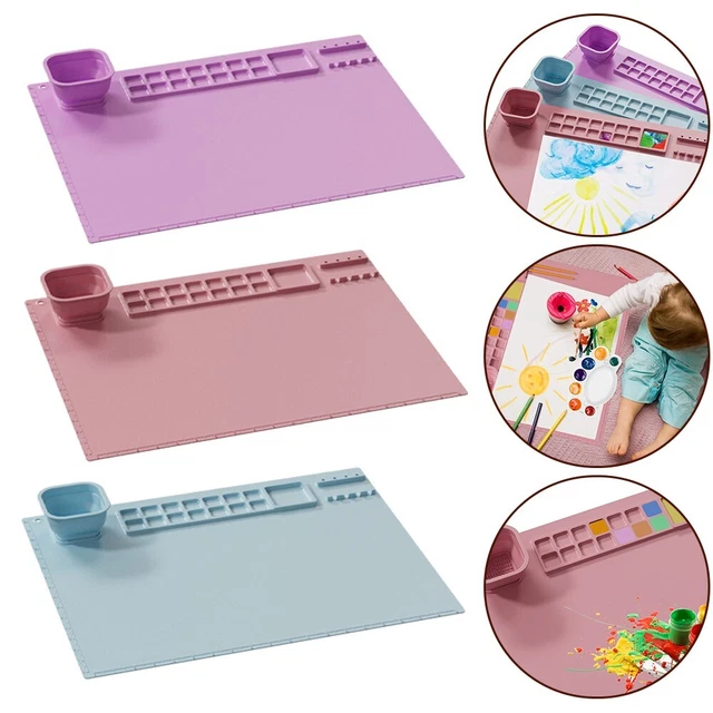 PORTABLE AND EASY to Clean Silicone Craft Mat Ideal for Camping and