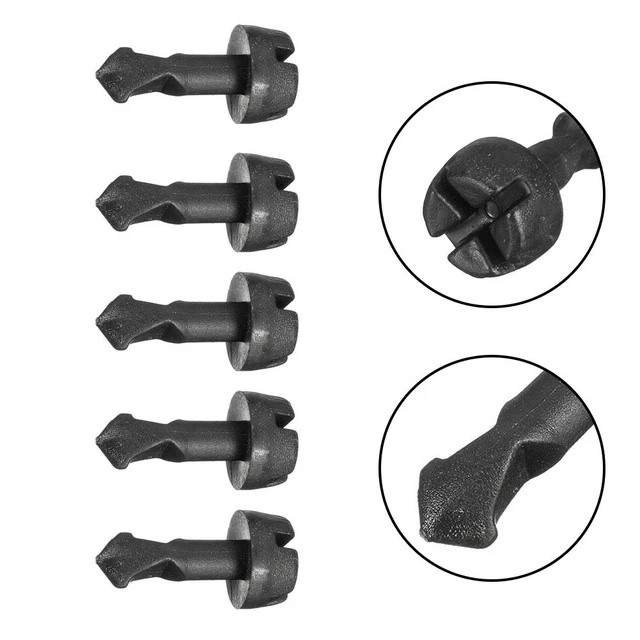 Haute Qualité Clignotant Clips Verrouillage Vis Noir Voiture Accessoires Joint