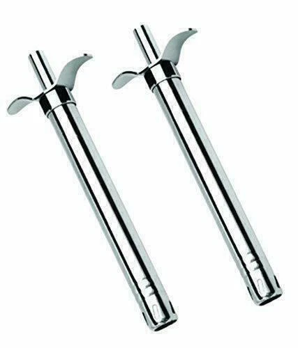 Briquet à gaz en acier inoxydable pour restaurants et cuisines Lot de 2...