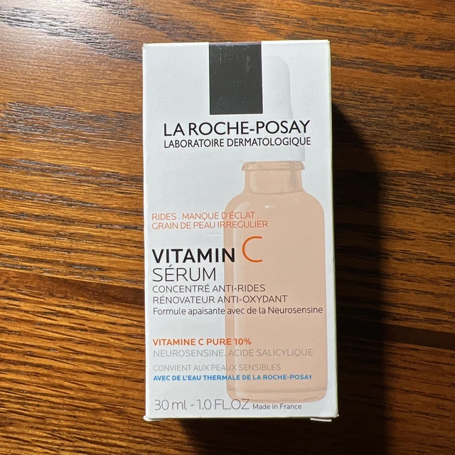 Suero de vitamina C La Roche Posay, antiarrugas, 1,0 fl.oz, caducidad 10/2024