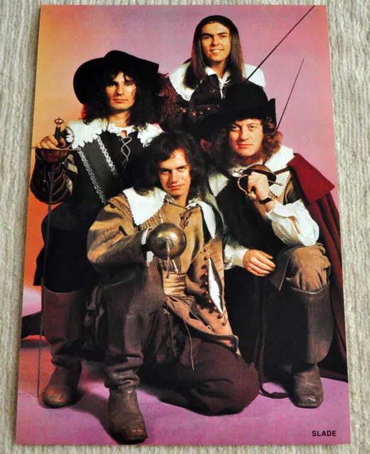 Slade poster Sladest 1974 photo session musketeers uniform poster RaRe!