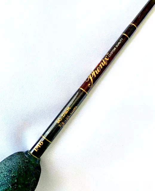 Phenix 60-DWM 6Ft 8-17Lb Custom Made Graphite Casting Fishing Rod Made In USA