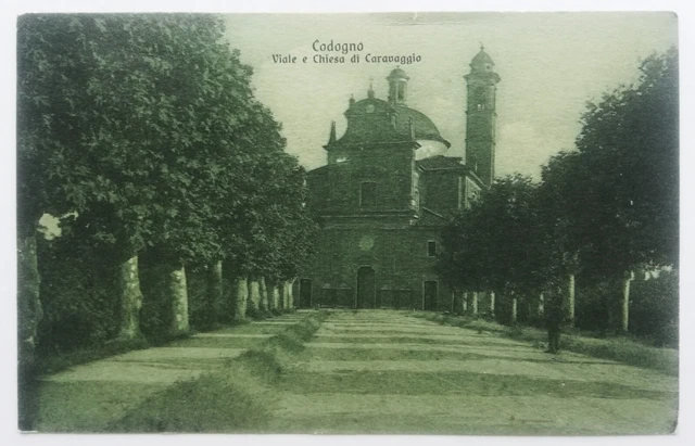 CODOGNO (LODI) - Viale e Chiesa di Caravaggio