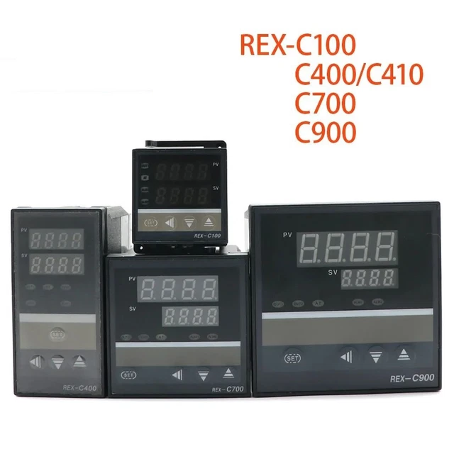 Digital Temperature Controller K Input Output Thermostat Relay REX-C100-C900