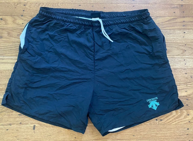 Vintage 90s DESCENTE Athletic Shorts.COOLMaX Lining.made USA.large