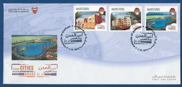 Bahrain Mnh 2012 Fdc First Day Cover World Habitat Day