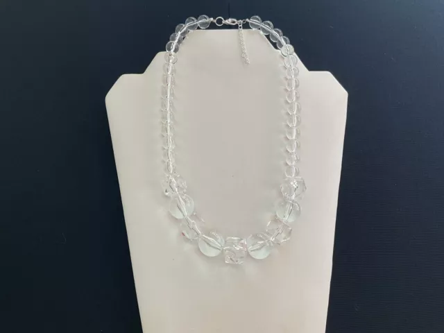 Women’s Chunky Clear ‘Bubble’ Bead Necklace Women’s Chunky Clear ‘Bubble’ Bead Necklace