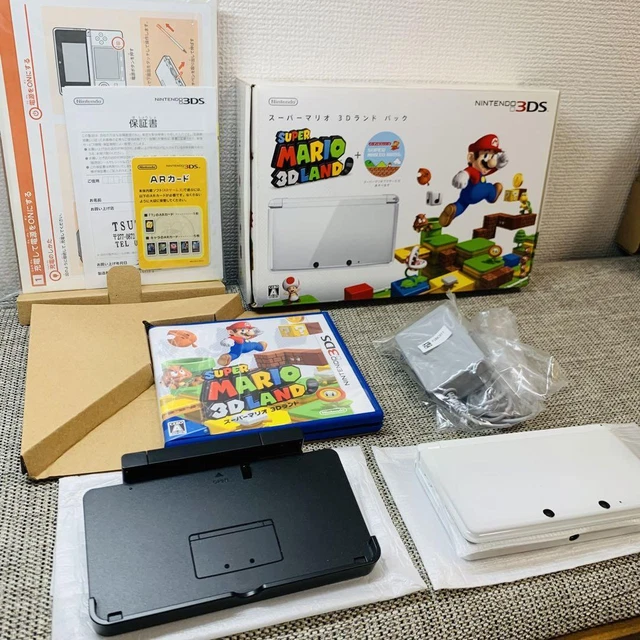 Nintendo 3ds super mario outlet 3d land pack ice white