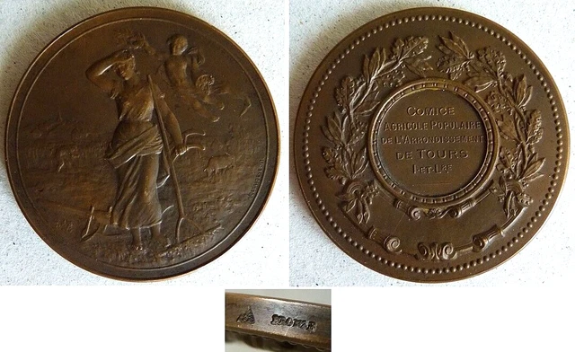 Francia - medaglia COMICE AGRICOLE DE LOCHES - ... - Numismatica