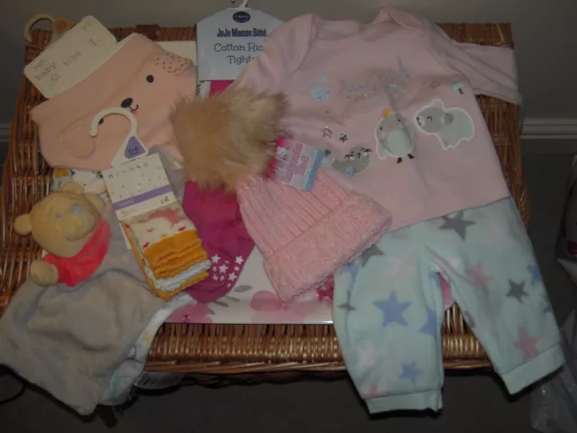 new baby girl bundle of clothes size 0 to 6 months