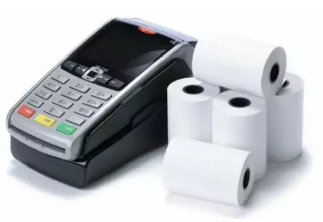 57x40 Thermal Roll Till Roll Credit Card Machine Roll Receipt Roll (2000 Rolls) 2