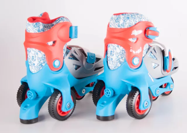 Nijdam Junior Rollers en Ligne Enfants Tri Quad Bottes Rigides Patins 31-34 3