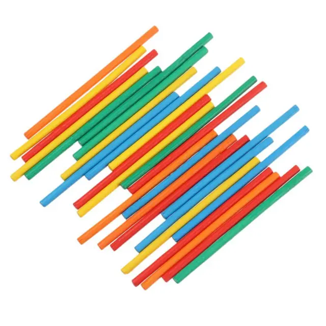 Counting Wood Sticks Montessori Teaching Early Learning Kids Mathematics Toy