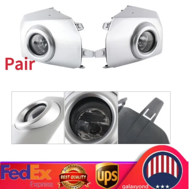 Universal 7 Inch Round Halo LED Headlights With Diamond Cut Glass - Pair (Left+Right) Chrome Housing, H4 Bulbs