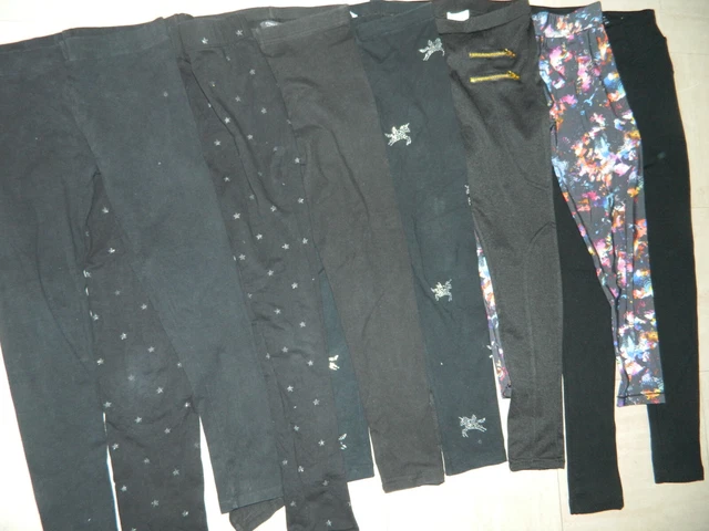 Girls Leggings Clothes Bundle age 11/12 Years Slim Fit Good Used